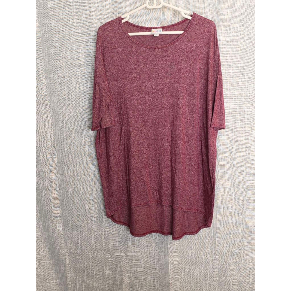 Women's‎ LuLaRoe Tunic Top Size S Burgundy